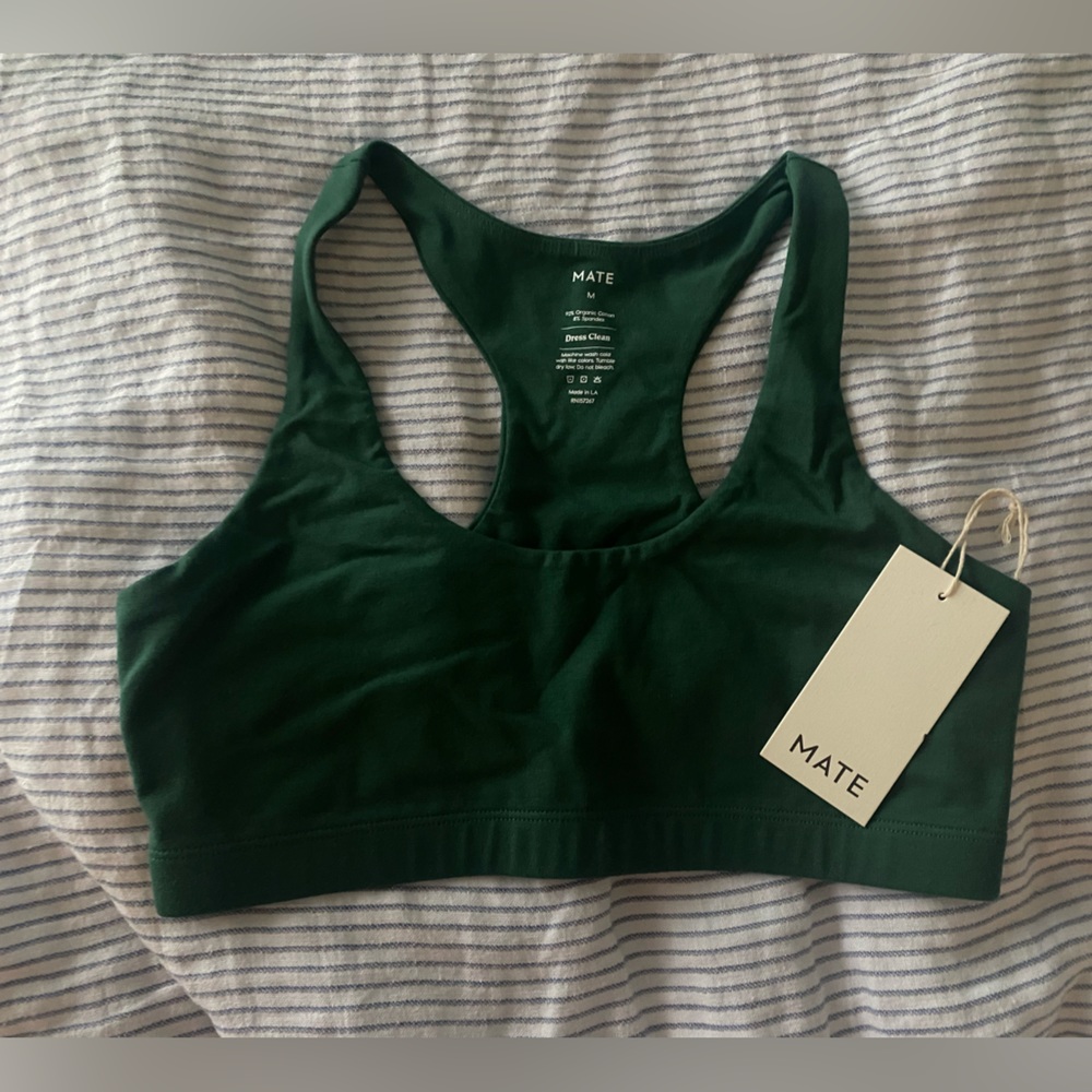 Mate the Label - M Sports Bra - Kelp